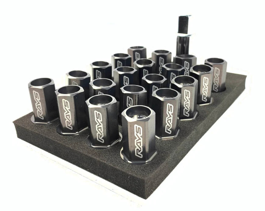 Rays Dura-Nut L42 Straight Type 14x1.50 Lug Nut Set 16 Lug 4 Lock Set